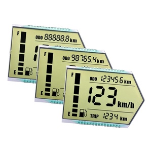 โมดูลจอแสดงผล <span class=keywords><strong>LCD</strong></span> แบบ 7 เซกเมนต์ รุ่น GW014 HTN แบบ Positive สำหรับรถจักรยานยนต์  ปรับแต่งได้ตามต้องการ สำหรับโปรโมชั่น  รุ่น Discovery <span class=keywords><strong>Old</strong></span> Pricol - Product Image 1