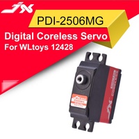 Servo JX PDI-2506MG 24.8g 6.2kg.cm con Engranajes Metálicos, Carcasa Central de Aluminio CNC y Doble Rodamiento para Planeadores RC y Aviones de Ala Fija