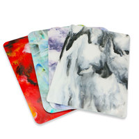 Plaque acrylique à texture marbrée de couleur personnalisée, panneau en plastique PMMA pour meubles et cloisons