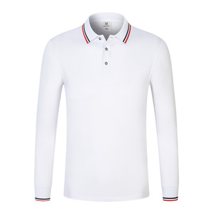 Vendita calda LOGO personalizzato donna abbigliamento da lavoro per bambini maglietta a maniche lunghe con risvolto in seta satinata <span class=keywords><strong>Polo</strong></span> da uomo - Product Image 2