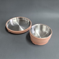Ensemble de 5 pièces pour l'alimentation des bébés : bol, tasse, assiette, vaisselle pour tout-petits, sans BPA, en stock, livraison rapide, OEM