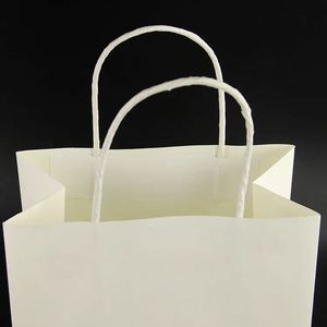 Bolsas de Compra de Papel Kraft de Lujo con Logotipo de Diseñador Personalizado, para Venta al por Menor y Promoción, para Uso en Supermercados - Product Image 6