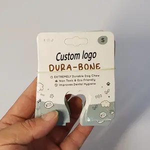 Etiqueta de perro de juguete para mascotas de material de papel de tamaño personalizado