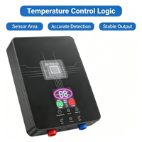 Chauffe-eau électrique instantané en acier inoxydable avec élément chauffant, commandes tactiles, écran LED, IPX4, en plastique, pour voiture, extérieur, garage