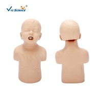 Modelo de Entrenamiento de Primeros Auxilios para Asfixia Infantil, Simulador de Obstrucción de las Vías Respiratorias por Cuerpo Extraño en Bebés, para Entrenamiento de Habilidades de Emergencia en Facultades de Medicina