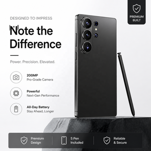 สมาร์ทโฟน s26 ultra 5G คุณภาพสูงราคาประหยัด พร้อมปากกาในตัว เขียนลื่น ใช้งานได้ดี เหมาะสำหรับใช้ในสำนักงาน - Product Image 3