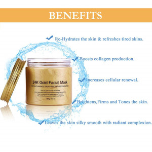 <span class=keywords><strong>Masque</strong></span> facial Anti-rides, raffermissant, faciale, élimine les points noirs, l'acné, Anti-cicatrice, élimine les cicatrices, or 24K, OEM/ODM, - Product Image 3