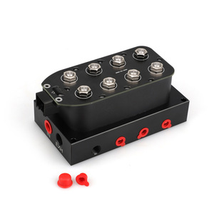 วาล์วโซลินอยด์ระบบกันสะเทือนแบบลม 1/4 NPT 6 พอร์ต สำหรับระบบลมในรถยนต์ - Product Image 2