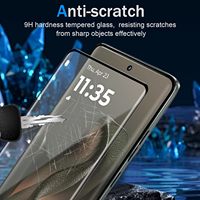 Protection d'écran de téléphone portable en verre trempé transparent 3D incurvé 9H, couverture intégrale, colle intégrale, pour Motorola Edge 2025