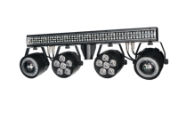 Luz de efecto Paltong + Bola Mágica + Soporte de Flash de Tira Larga, RGB, DMX512, para Bodas, Fiestas, Luces de DJ, Luces LED de Escenario para Discoteca