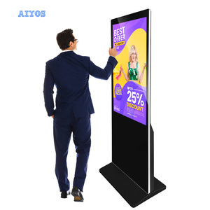 Aiyos AD Media Player 43-65 Inch Tầng Thường Vụ Android Màn Hình Cảm Ứng Kỹ Thuật Số Bảng Điều Chỉnh Biển Kiosk LCD Quảng Cáo Hiển Thị Màn Hình - Product Image 1