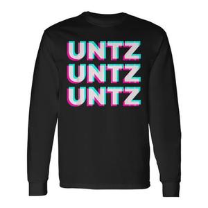 เสื้อยืดแขนยาว untz untz untz RAVE Festival TECHNO - Product Image 1
