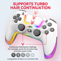 Manette sans fil pour PS4/PS5, manette de jeu sans fil BT pour PS3/PC/SWITCH
