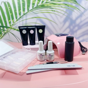 Fabricant d'ongles à base d'eau de marque privée en usine de gel dur <span class=keywords><strong>Laque</strong></span> d'extension d'ongles en <span class=keywords><strong>acrylique</strong></span> avec logo personnalisé et lampe à LED - Product Image 4