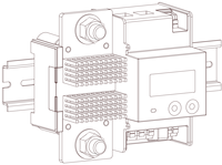 Compteur d'énergie DC sur rail DIN certifié Eastron DCM6 MID 1000V RS485 Modbus, compteur de puissance bidirectionnel, compteur intelligent pour chargeur de VE