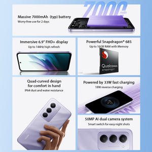 ใหม่ redmi 15มาร์ทโฟนทั่วโลก Snapdragon 685 6.9 "ถึง144Hz กล้อง50MP แบตเตอรี่7000mAh 33W IP64ชาร์จเร็ว - Product Image 2