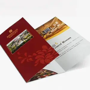 Custom Brochure Printing Flyer Pamphlet Business Leaflet Service A5 Courier Pamphlets Digital Hang Tags Leaflets Printer Flyers