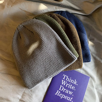 Bonnet en tricot acrylique personnalisé pour femme, design sur mesure, vente en gros d'usine, bonnets tricotés pas chers, couleur unie, bonnets d'hiver