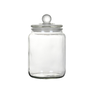 Amazon best selling Kitchen Glass Container Storage Jars With Lids