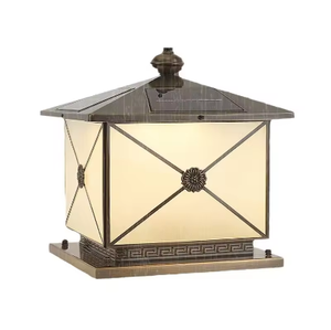 Zeal Lighting LED lámpara solar Pilar exterior impermeable arriba y abajo gran pilar solar lámpara de puerta - Product Image 3