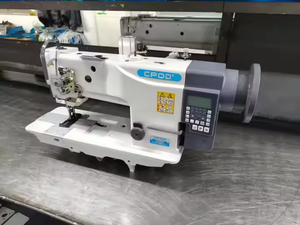 QK-4420 Double Needles Compound Feed Heavy Duty Lockstitch Industrial Sewing <b>Machine</b> with Automatic Thread Trimmer - Product Image 4