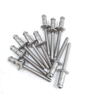 Remaches ciegos tipo agarre múltiple Huck de alta resistencia, cabeza de domo, remaches <span class=keywords><strong>Avex</strong></span> Pop de doble agarre en panel solar con alta estabilidad - Product Image 3