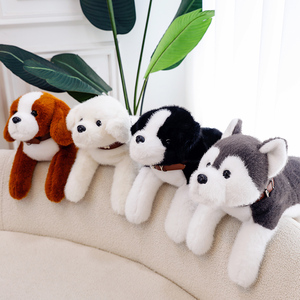 Juego de Juguetes de Peluche Ultra Suaves para Perros, Adorable Almohada de Peluche de Cachorro y Compañero de Sueño para Decoración de Dormitorio Infantil, Regalo - Product Image 1