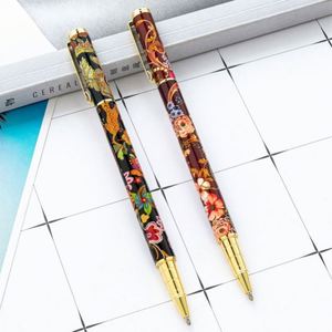 0.5Mm <b>Creative</b> Heat Transfer Film Ballpoint Full-Barrel Printing Pearl Custom Logo <b>Gift</b> Advertising Pen - Product Image 1