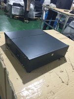 Haute qualité 18 "x 18" X 5 "boîte de verrouillage de sécurité DVR noir boîte de verrouillage DVR robuste NVR avec serrure de sécurité boîte de verrouillage Dvr