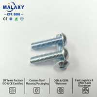 Vis à tête fraisée hexagonale métrique en acier inoxydable 304 DIN912 ISO7380 Malaxy, taille personnalisée, fixation de précision, fourniture OEM