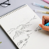 Stock d'usine, carnet de croquis 160 g/m², couverture rigide, reliure spirale, papier d'art, carnet pour la peinture au crayon