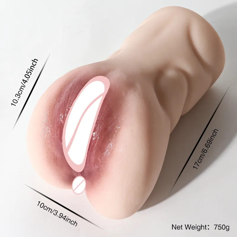 Factory Direct Male Adult Toys Pocket Pussy Realistic Vagina Anal Masturbation Para Hombre Sex Toys for Men