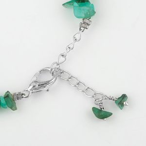 Pulsera de cristal con pepitas de esmeralda natural para mujer, joyería de 8 pulgadas, pulsera de cuentas crudas, regalo para ella - Product Image 2