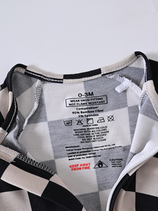 OEKO-TEX gecertificeerde biologische bamboe baby pyjama's fabrikant ademende rekbare baby slaapkleertjes - Product Image 4