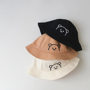Chapeau bébé printemps et automne Section mince dessin animé mignon ours été bébé Pot chapeau crème <span class=keywords><strong>solaire</strong></span> chapeau de pêche pour enfants - Product Image 4