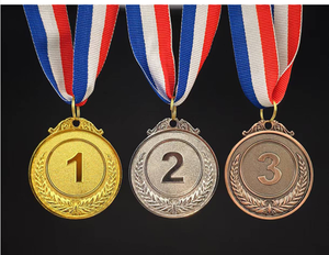 12ピースカスタムプリント金属メダル2インチ金賞受賞メダルスポーツ大会パーティーロゴテーマ金属工芸品 - Product Image 6