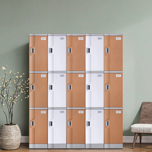 Casier intelligent Toppla pour écoles et gymnases, avec serrure électronique, à monnayeur, à combinaison, en métal, bois et ABS, étanche, résistant à la rouille, portable - Product Image 1