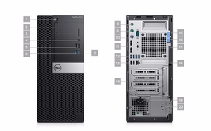 ร้านค้าออนไลน์ Dell Optiplex 7070 โปรเซสเซอร์ I5 I7 คอมพิวเตอร์ตั้งโต๊ะ Dell - Product Image 3