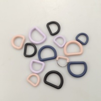 Anneaux en D semi-circulaires en plastique durables, boucles en D personnalisées pour le bricolage, accessoires de quincaillerie pour sacs à main, colliers pour chiens, harnais pour animaux de compagnie, laisses