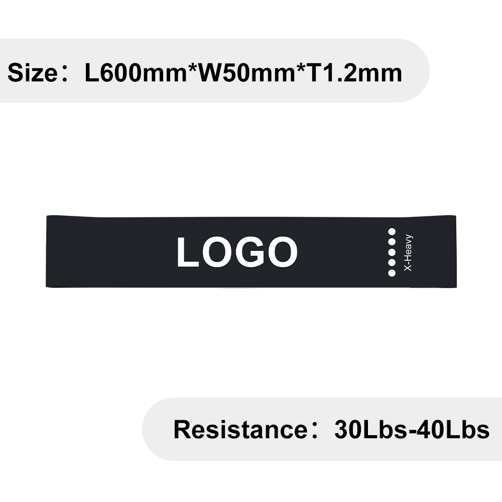 Noir (1,2 mm d'épaisseur) 30Lbs-40Lbs