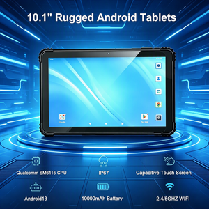 Nuovo Tablet Robusto Android 13 con Display HD da 10.1 Pollici, PC Industriale IP67 Impermeabile, Scanner di Codici a Barre, Batteria da 10000mAh, GPS, NFC, WiFi - Product Image 2
