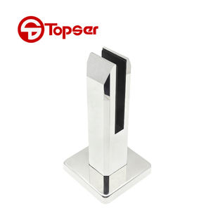 2205/316 נירוסטה חיצונית מודרנית כרום 200 מ "מ מעקה זכוכית ללא מסגרת למרפסת ולבריכה - Product Image 2