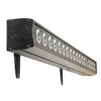Barre de lumière murale de lavage DMX LED, 4 en 1, 18x12w, lumière de scène, fête, Pixels emballées individuellement pour Dj
