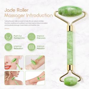 Vente en Gros Rouleau de <span class=keywords><strong>Massage</strong></span> Facial en <span class=keywords><strong>Jade</strong></span> et Ensemble Guasha en Pierre Naturelle pour le Cou et la Tête Rouleau en <span class=keywords><strong>Jade</strong></span> Vert pour Spa - Product Image 4