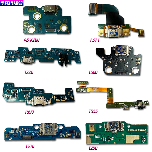 Wholesale 100% Mobile USB Charger Charging Port Flex Cable Dock Connector for Samsung A8 X200 T311 T220 T500 T590 T555 T510 T290