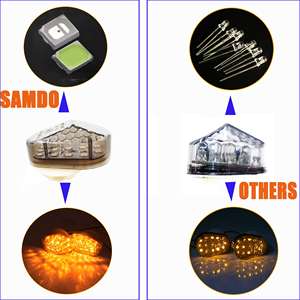 Luz LED de Señal de Giro Empotrada Mocell para Motocicleta, Compatible con CBR600RR/CBR1000RR/CBR600F3/CBR600F4/CBR600, Ajuste Universal de Alta Calidad - Product Image 6