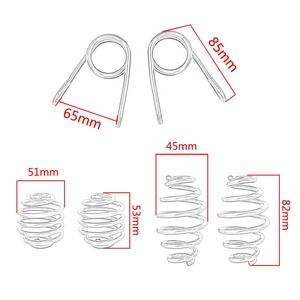 Asiento de conductor negro para motocicleta, soporte de sillín de resorte para Harley Sportster XL 1200 883 48 <span class=keywords><strong>Chopper</strong></span> Bobber Yamaha <span class=keywords><strong>Honda</strong></span> Rebel <span class=keywords><strong>250</strong></span> - Product Image 5