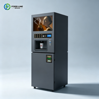 Machine à café automatique compacte, petite en taille, idéale pour les bureaux et les mini-cafés.