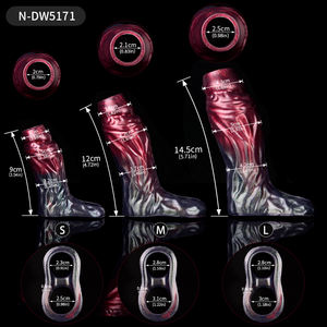 NNSX con 3 tamaños activos, funda para pene, anillo para pene, retraso en la eyaculación, funda extensora para pene <span class=keywords><strong>de</strong></span> fantasía, monstruo y alienígena - Product Image 3