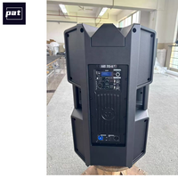 Enceinte active PA 15 pouces 650W, portable, en plastique, avec Bluetooth, système audio DJ, haut-parleur XLR pour événements en extérieur